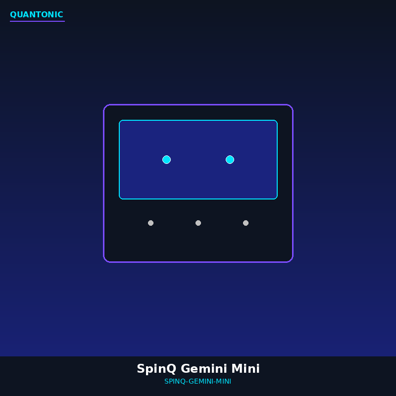 SpinQ Gemini Mini - Portable 2-Qubit Quantum Computer