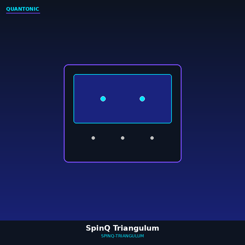 SpinQ Triangulum - 3-Qubit Desktop Quantum Computer